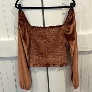 Velvet top